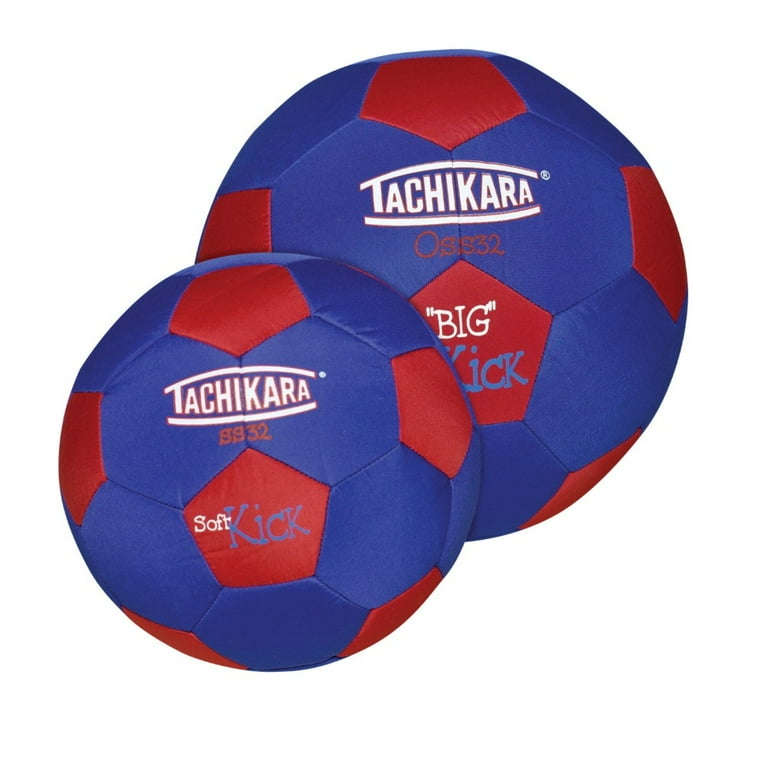 Tachikara 032989 8.5 In. Soft Kick Soccer Ball - Red & Blue