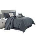thumbnail image 2 of Nanshing Kramer 7-Piece Bedding Comforter Set, Gray, 2 of 5
