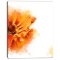 thumbnail image 2 of Beautiful Yellow Flower Watercolor - Flowers Canvas Wall Artwork, 2 of 4