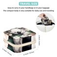 thumbnail image 5 of Koala Travel Portable Square Jewelry Box Earring Necklace Bracelet Organizer Storage Display Case Holder Stand Box Display, 5 of 6