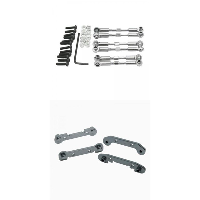Varilla de Enlace de Aleación de Aluminio CUTICAT para 124016 124017 124018 1/12 Vehículos Modelo de Coche