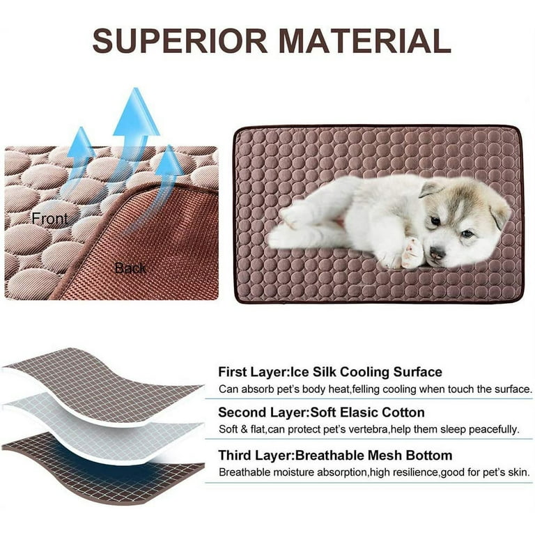  Chillz Dog Cooling Mat, Large - Pressure Activated
