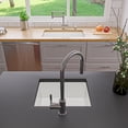 thumbnail image 3 of ALFI brand AB2017 Évier de Cuisine Blanc, 3 of 9