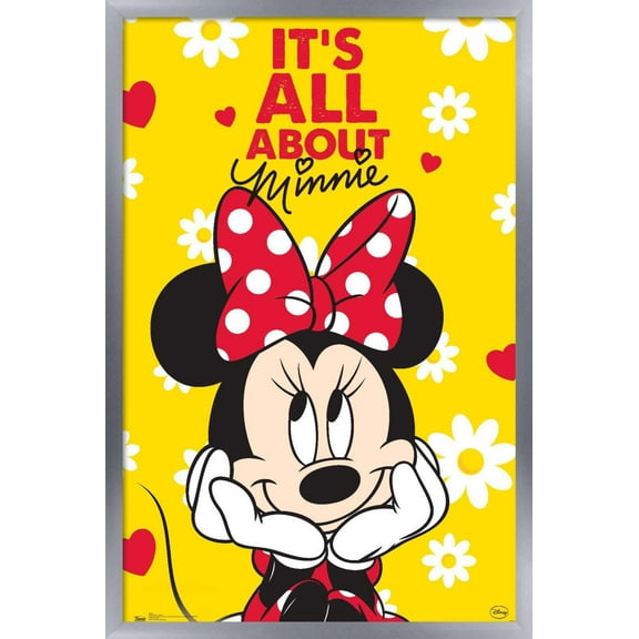 Disney Minnie Mouse - Classic Wall Poster, 14.725" x 22.375", Framed