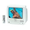 Panasonic PV-C1331W - 13" Diagonal Class CRT TV - with built-in VCR - white