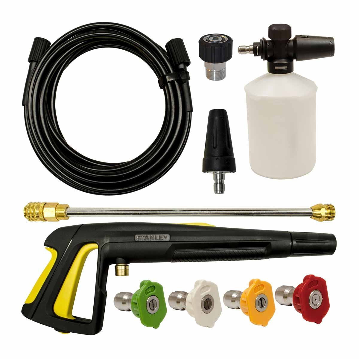 Stanley Electric Pressure Washer 10 Piece Pro Accessories Kit PW909300K