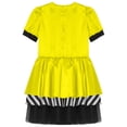 thumbnail image 6 of iEFiEL Girls Short Sleeve Tutu Dance Dress Figure Skating Stage Performance Christmas Elf Dress Black 6, 6 of 7