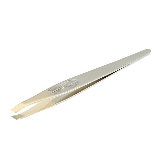 Vocoste Eyebrow Tweezers Stainless Steel Grooming Tool Tweezers Silver Tone 3.35" Length
