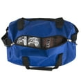 thumbnail image 3 of 30 Liter Capacity Unisex Duffle Bag with Velcro Closure Handle and Luggage Shoulder Strap for Gym, Travel and Commuting in Blue, 3 of 6
