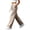 Khaki, variant on LIaqionyy Women's Straight Leg Pants Drawstring Elastic Waist Casual Lightweight Fashion Trousers with Pockets