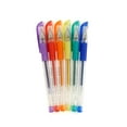 thumbnail image 3 of 12 Glitter Gel Pens Fine Tip Art Set More Ink Adult Coloring Book Sparkle Gift, 3 of 6
