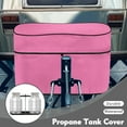 thumbnail image 3 of Yuyamidu Pink Propane Tank Cover Fits 20LB Dual RV Camper Propane Tank Cover Weather Resistant Heavy Duty Gas Cylinder Protection RV Accessories, 3 of 8