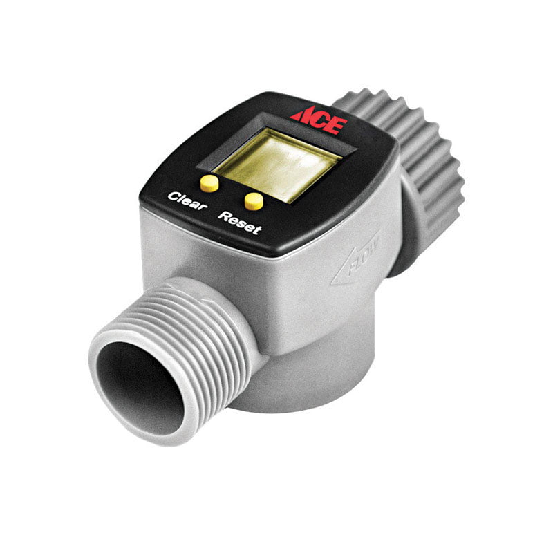 G1/2inch DN15 Transparent Water Flow Meter Flow Meter Hall Flow Sensor Indicator 