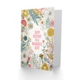 thumbnail image 2 of Aunt Happy Birthday Card Modern Floral Wildflower Boho Elegant Botanical For Her Greeting Card, 2 of 3