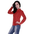 thumbnail image 5 of Moomaya Full Sleeve Cotton Collar Shirts For Womens Formal Plain Workwear, 5 of 7