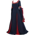 thumbnail image 2 of Renaissance Dress Women Medieval Victorian Dresses Pirate Skirt Renaissance Fairy Elf Dress, 2 of 6