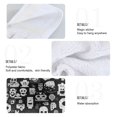 thumbnail image 4 of Haosy 2 Pack Kitchen Wash Cloths with Hanging Loops Absorbent Absorbent Quick Drying Hand Towels, Mosaic Cute Skull, 4 of 7