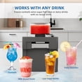 thumbnail image 3 of Slushie Machine for Home, Fast Frozen Drink & Snow Cone Maker, No Ice or Pre-Freezing Needed, 15 Texture Settings, Self-Cleaning, Quiet Operation for Parties, Kitchen & RV, 3 of 7