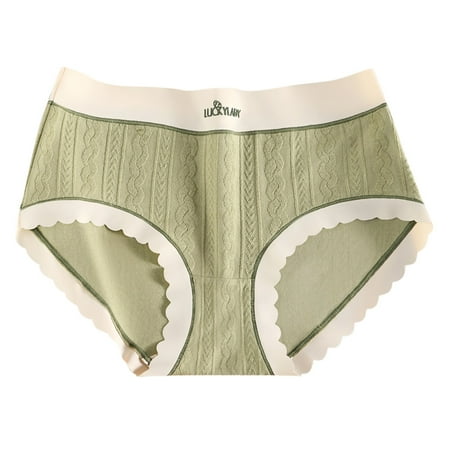 

Larisalt Thongs For Women Women s High Waisted Ribbed Cotton Thongs Stretchy Sport Panties High Cut Breathable Underwear C M