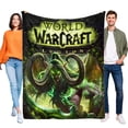 thumbnail image 1 of World of Warcraft anti-pilling, suave, ligera, esponjosa y acogedora de lujo para hogar y cocina – Perfecta para niños y adultos,180X120cm, 1 of 6