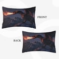 thumbnail image 2 of Daiia Fire Breathing Dragon Twilight Bedding Waterproof Pillow Protector Zippered Queen – Bed Bug Proof Pillow Encasement-16"x24", 2 of 6