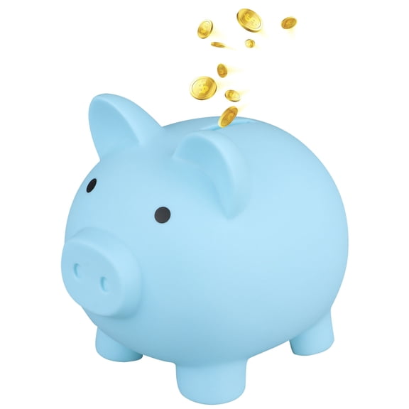 Large Piggy Bank Cute Vinyl Pig Money Unbreakable Home Decoration for Boys Girl
