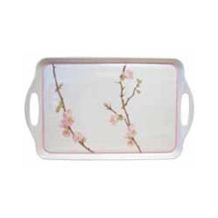 Reston Lloyd Cherry Blossom Rectangular Melamine TrayCorelle