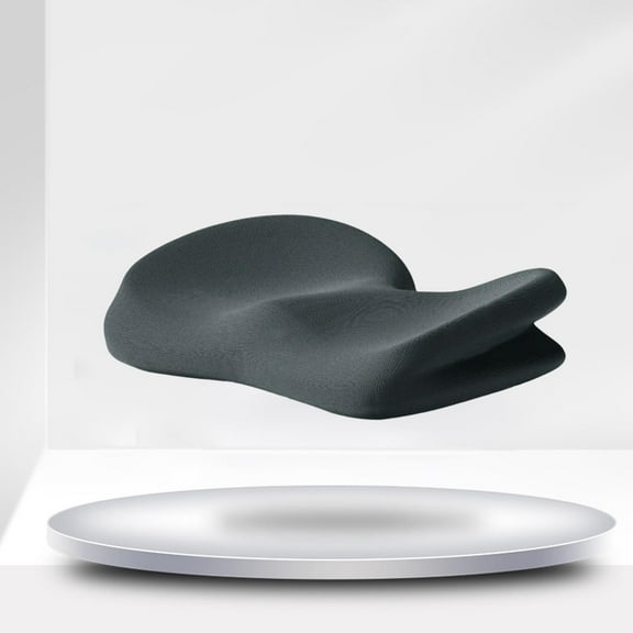 Soft Memory Foam Seat Cushion Support Removable Posture Corrector Posture Cushion Seat Pad for Coccyx Drivers Car Wheelchair Students Gray