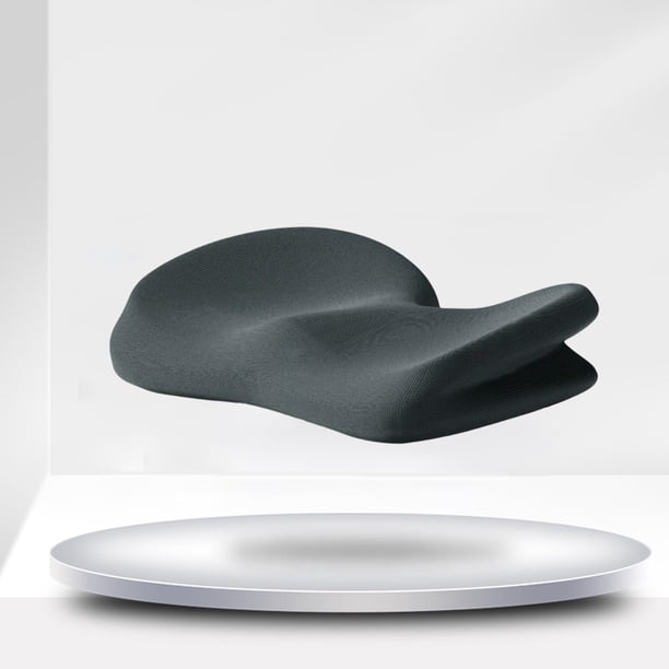 Cojín de asiento de espuma viscoelástica gris Macarena
