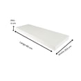 thumbnail image 2 of Repisa flotante de madera, rectangular, color blanco ELLEGANCE HOUSEWARE FS47825, 2 of 5