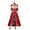 Red, variant on Joyfy Red Queen Costume for Women, Red Heart Queen Fairytale Fancy Dress for Halloween Themed Parties Dress up Cosplay