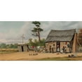 thumbnail image 2 of William Aiken Walker 24x14 Black Ornate Framed Double Matted Museum Art Print Titled: The Old Cabin, 2 of 5