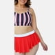 thumbnail image 4 of Traje de baño mujer talla extra, modelo 7507 (Rojo rayas) rojo 38 Roman Fashion Traje de baño 7507, 4 of 6