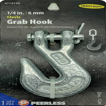 Peerless 1/4" Clevis Grab Hook