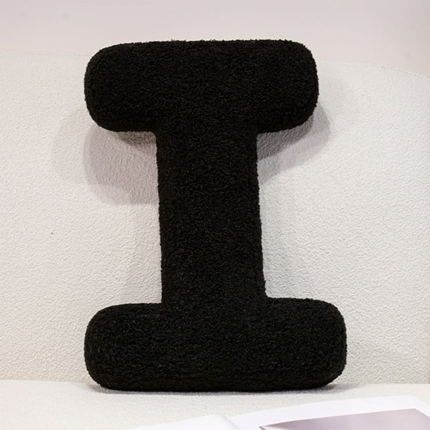 26 Almohadas con Letras, Bonitas y Suaves, Decorativas, con El Alfabeto Inglés, para Sala de Estar, Sofá, Cama, Coche.