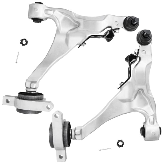 Detroit Axle - RWD Front Lower Control Arms for 2011-2012 Infiniti G25, 2007-2008 G35, 2009-2013 G37, 2015 Q40, 2 Lower Control Arms with Ball Joints Assembly