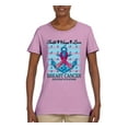 thumbnail image 2 of Wild Bobby Faith Hope Love Breast Cancer Awareness Anchor Breast Cancer Awareness Women Graphic Tee, Light Pink, X-Large, 2 of 6