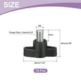 thumbnail image 2 of Uxcell Vis de Serrage en Acier Inoxydable 304 Bouton en Forme de T Vis à Pouce M5 x 8mm 10, 2 of 6