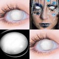 thumbnail image 4 of 1 Par De Lentes Multicolores Anuales Para Maquillaje De Halloween De Contacto De Color Rojo Negro Con, 4 of 4