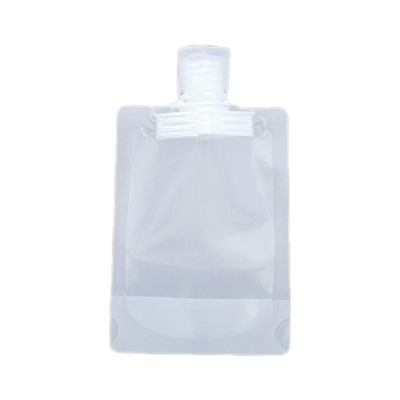 Transparent Stand Up Spout Pouch for Travel 30ml/50ml/100ml Leakproof Refillable Bag