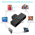 thumbnail image 2 of ZPAQI Foldable CAC Card Reader DOD USB Common Access CAC Card Reader USB CAC Reader, 2 of 11