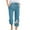 Blue, variant on Zuesphe Womens Pants High Waisted Jeans Ladies Capri Pants Womens Flowy Pants Summer Cargo Pants Women Stretchy