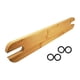 thumbnail image 2 of Pedal Para Tronas De Bebé Con Anillos De Goma, Reposapiés De Madera De Bambú Natural, Reposapiés Ajustable Antideslizante Para Silla De Bebé Vogacara BA001092-00, 2 of 6