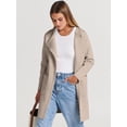 thumbnail image 5 of ANRABESS Womens Cardigan Sweater Open Front Knit Long Coatigan Dressy Casual Jacket Coat 2026 Fall Outfits Classy Clothes Deep Apricort X-Small, 5 of 11