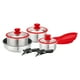 thumbnail image 1 of Batería de Cocina Apilable de 12 Piezas - Ollas con Tapa de Vidrio y Cierre Hermético Sartén antiadherente PPG y Mangos Removibles, 1 of 8