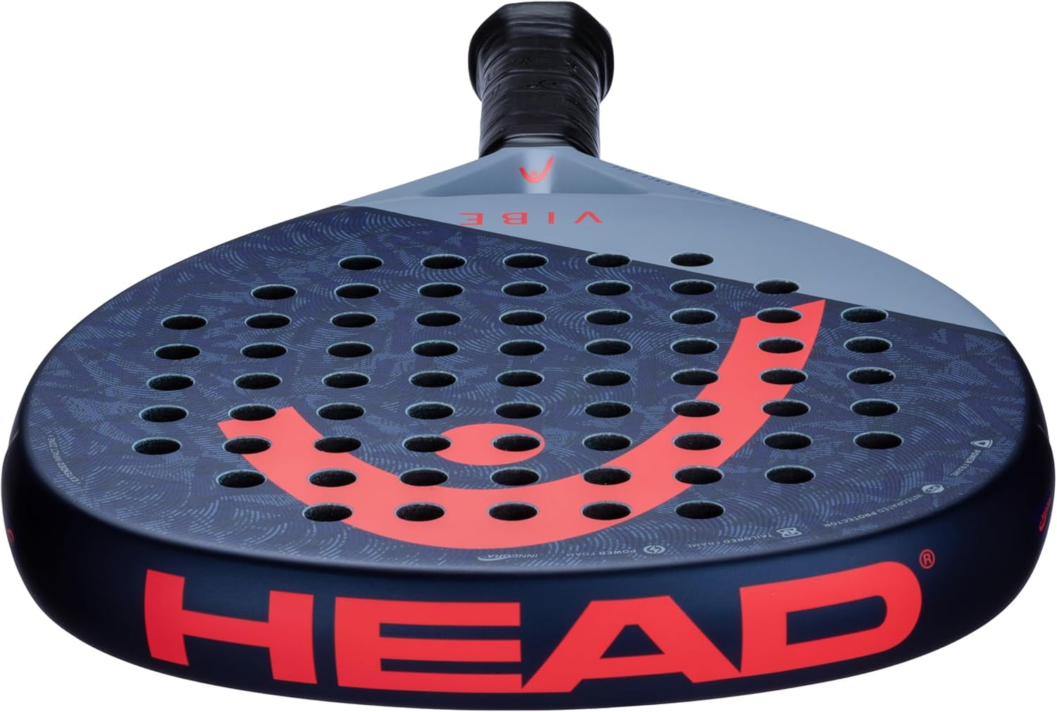 HEAD Padel Racquet Vibe 2025 Oversized Teardrop Easy Power for Casual Players All-Round Performance 1-Pack