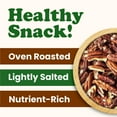 thumbnail image 5 of Organic Dry Roasted Pecan Pieces with Himalayan Salt, 1.5 Pounds – No-GMO, Vegan, Kosher, Bulk – by Food to Live, 5 of 7
