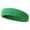 Green, variant on 2 Pack Sweatbands Sports Headband for Men & Women, Moisture Wicking Hairband Athletic Towel Headbands Cotton Head Sweat Bands for Running, Cycling, Yoga, Spa