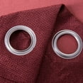 thumbnail image 3 of Olivia Gray  84 in. Lucas Jacquard Blackout Grommet Panel, Red, 3 of 5