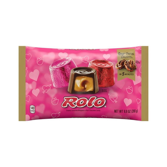 Rolo® Rich Chocolate Caramels Valentine's Day Candy, Bag 9.9 oz